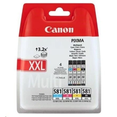 CANON CLI-581XXL Ink Cartridge C/M/Y/BK MULTI, 1998C007