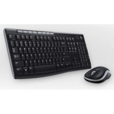 LOGITECH bezdrátový set Wireless Desktop MK270, klávesnice + myš, CZ , USB, černá, 920-004527