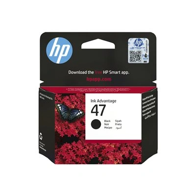 HP 47 - 26 ml - černá - originální - Ink Advantage - inkoustová cartridge, 6ZD21AE#BHK