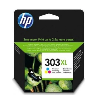 HP 303XL - 10 ml - Vysoká výtěžnost - barva (azurová, purpurová, žlutá) - originální - inkoustová cartridge - pro ENVY Photo 62XX, Photo 71XX, Photo 78XX; ENVY Inspire 72XX, 79XX; Tango, T6N03AE#301