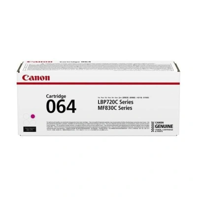 Canon originální toner Cartridge 064 M magenta, MF832Cdw 5 000 stran, 4933C001