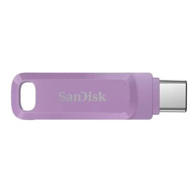 SanDisk Flash Disk 64GB Ultra Dual Drive Go, USB-C 3.2, Fialová, SDDDC3-064G-G46L