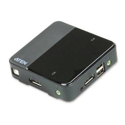 ATEN 2 port DisplayPort KVM USB, audio, včetně kab, CS782DP-AT