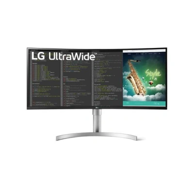 LG VA monitor 35WN75CN UW-QHD / prohnutý / 35" / 3440x1440 / 300cd/m2 / 5ms GtG / 2x HDMI / DP / USB-C / repro/ bílý, 35WN75CN-W.AEU