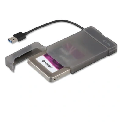 i-Tec MySafe Easy externí case pro 2,5" SATA I/II/III SSD, USB3.0, Black - bez HDD, MYSAFEU313