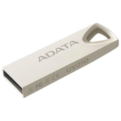 ADATA DashDrive UV210 64GB / USB 2.0 / zlatá, AUV210-64G-RGD