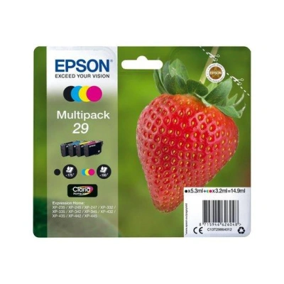 Epson inkoustová náplň/ T2986/ Multipack 29 Claria Home Ink/ 4x barvy, C13T29864012