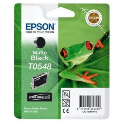 Epson inkoustová náplň/ C13T054840/ Stylus R800/ Matná černá, C13T05484010