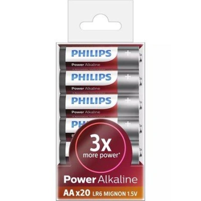 PHILIPS LR6P20T/10 AA Power Alkaline baterie (20ks)