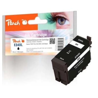 PEACH kompatibilní cartridge Epson T3461, No 34XL, black, 20 ml, 320245