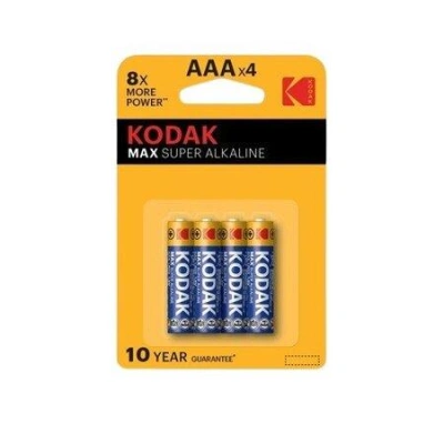 KODAK MAX alkalická baterie K3A-4 (4xAAA)