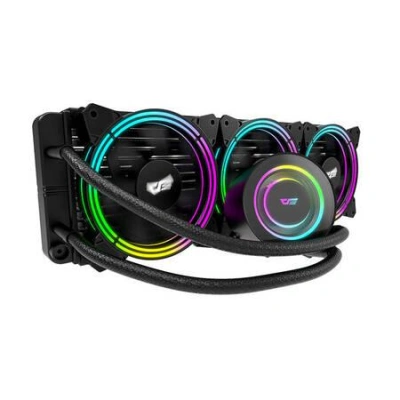 Darkflash TR360 PC vodní chlazení AiO RGB 3x 120x120 (černá), 