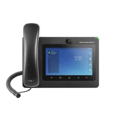 Grandstream GXV3370  IP telefon s Androidem 7.0, PoE+, WiFi, 7" dotykové LCD, mini HDMI, SD card slot, USB]