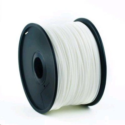 GEMBIRD 3D ABS plastové vlákno pro tiskárny, průměr 1,75 mm, 1kg, bílé, TIF0511F0