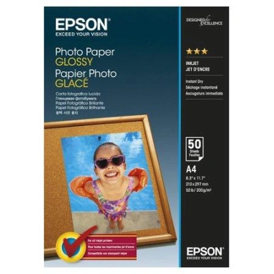 EPSON fotopapír C13S042539/ A4 / Glossy/ 50ks, C13S042539