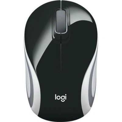 Logitech myš M187/ Bezdrátová/ Optická/ 1000dpi/ USB přijímač/ černá, 910-002731