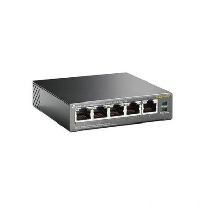 TP-Link TL-SG1005P - Stolní switch s 5 gigabitovými porty, 4 porty mají PoE, TL-SG1005P