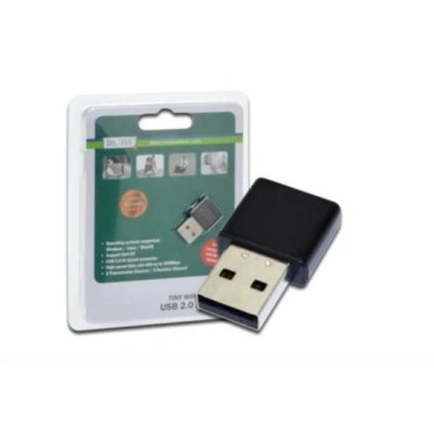 DIGITUS Bezdrátový Mini 3000N USB 2.0 adaptér s WPS, 300Mbps, Realtek 8192 2T/2R , Blister, DN-70542