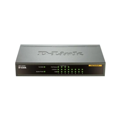 D-Link DES-1008PA 8x10/100 Desktop Switch, 4xPoE, DES-1008PA