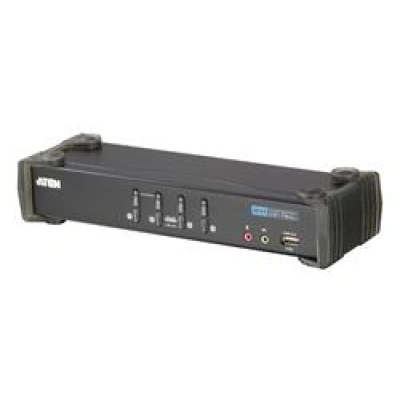 ATEN 4-port DVI KVMP USB, 2port USB HUB, audio, 1.2m kabely , CS1764A-AT-G