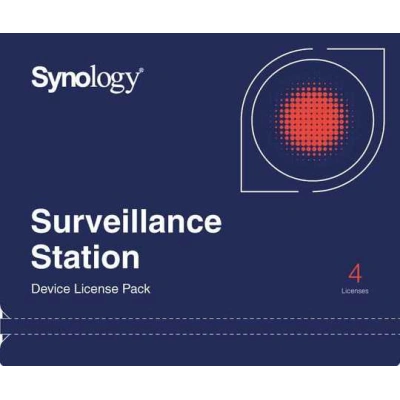 Synology Camera License Pack x 4pack, DEVICE LICENSE (X 4)