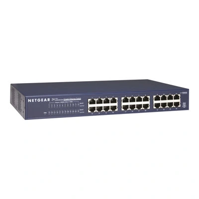 NETGEAR 24-port 10/100/1000Mbps Gigibit Ethernet, Unmanaged, JGS524, JGS524-200EUS