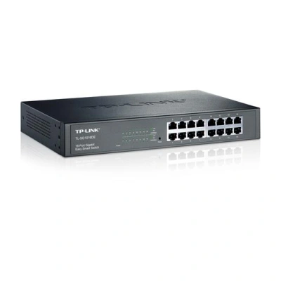 TP-Link TL-SG1016DE/ easy smart switch 16x 10/100/1000Mbps/ IGMP, QoS, VLAN/ desktop, TL-SG1016DE