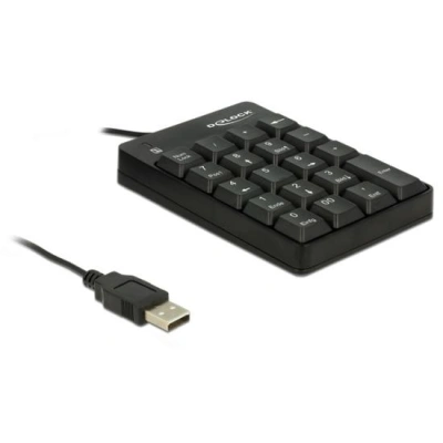 Delock USB Key Pad 19 keys black, 12481