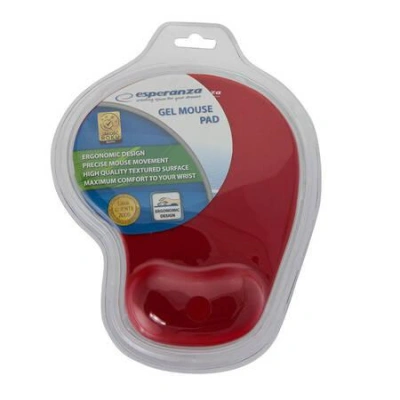 Esperanza EA137R gel mouse pad (red), EA137R - 5901299908822