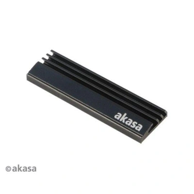 AKASA přídavný chladič na M.2 SSD / A-M2HS01-BK / pasivní, A-M2HS01-BK