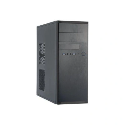 CHIEFTEC skříň Elox Series HQ-01B-OP, Miditower, USB 3.0, Black, bez zdroje, HQ-01B-OP