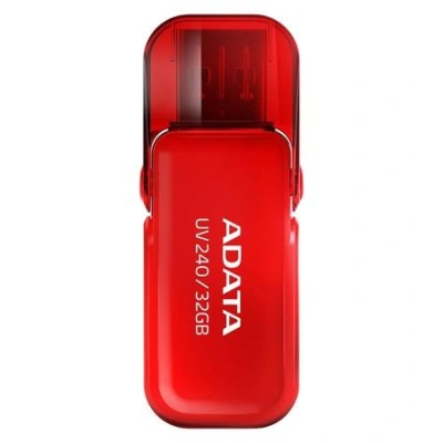 ADATA Flash disk UV240 32GB / USB 2.0 / červená, AUV240-32G-RRD
