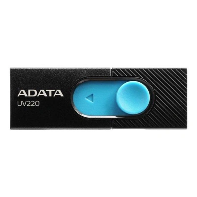ADATA flash disk 32GB  UV220 USB 2.0 modro-černý, AUV220-32G-RBKBL