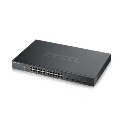 Zyxel XGS1930-28 - 28-port Smart Managed Switch, 24x gigabit Copper, 4x 10G SFP+, hybrid mode, standalone or NebulaFlex, XGS1930-28-EU0101F