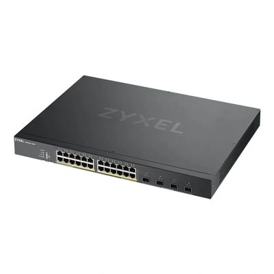 Zyxel XGS1930-28HP 28-port Smart Managed PoE Switch, 24x gigabit PoE, 4x 10G SFP+, hybrid mode, 375W PoE, XGS1930-28HP-EU0101F
