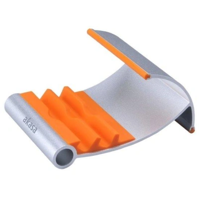 AKASA stojánek na tablet/iPad LEO / AK-NC054-OR / hliníkový / stříbrný/oranžový