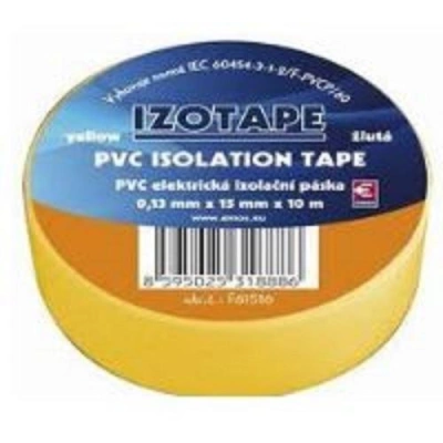 EMOS Izolační páska PVC 15mm / 10m žlutá F61516