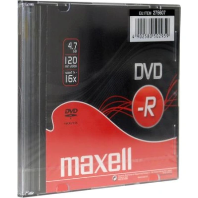Maxell DVD+R 4,7GB 16x, slim case, 1ks (FA35037746), 
