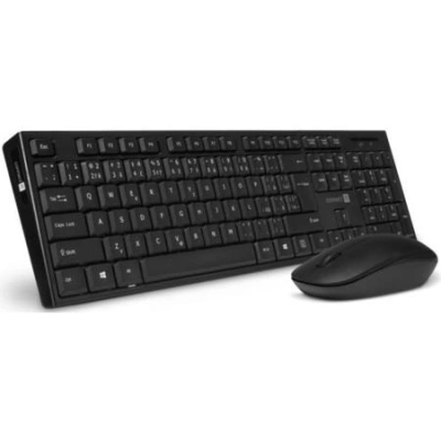 CONNECT IT Combo bezdrátová černá klávesnice + myš, 2,4GHz, USB, CZ + SK layout, černá, CKM-7500-CS