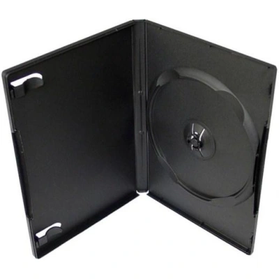 COVER IT Krabička na 1 DVD 14mm černý - karton 100ks, NN124