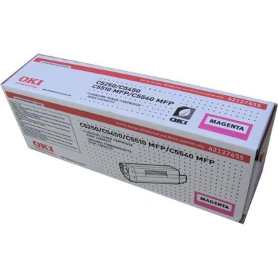 OKI Toner Cartridge, magenta, do C5x50/5500MFP (5 000 stránek), 42127455