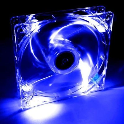 Akyga Ventilátor 12cm LED modrý, AW-12A-BL